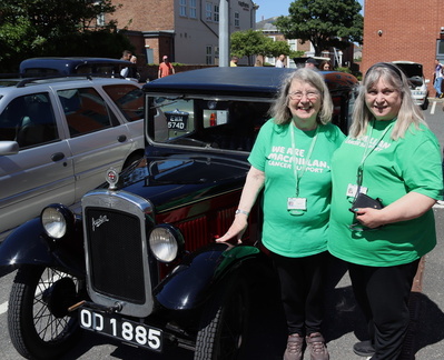 AllanJ - Macmillan Ladies at the car rally Soutjport 22-June-2024